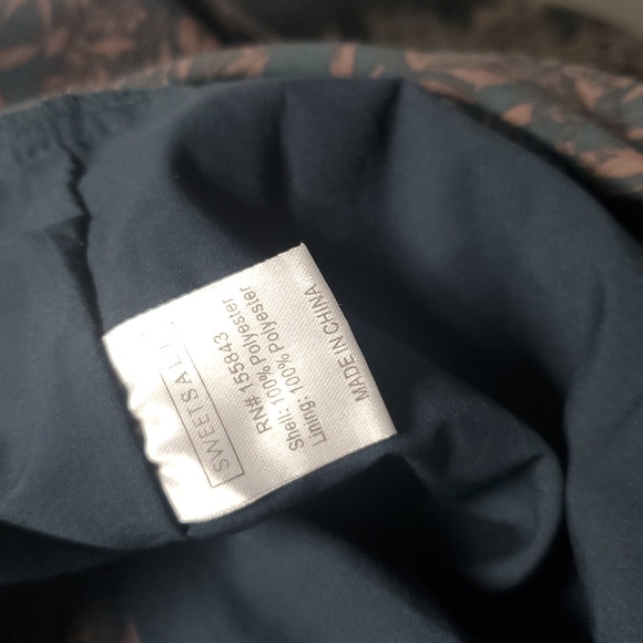 SweetSalt Jumpsuit Size 10 Womens Green Taupe Button Zip Down Scandinavian - Picture 14 of 16